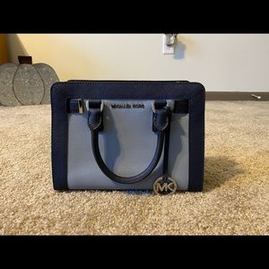 Michael Kors blue purse